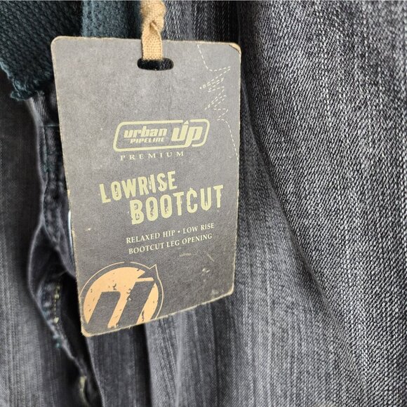 Urban Pipeline Urban Up Jeans Mens 36x34 Black Low Rise Bootcut Denim NWT - Picture 7 of 11